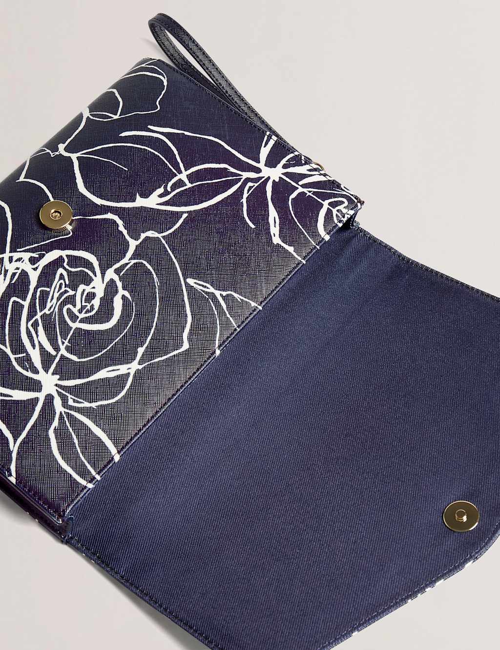 Floral Envelope Clutch Bag 4 of 4