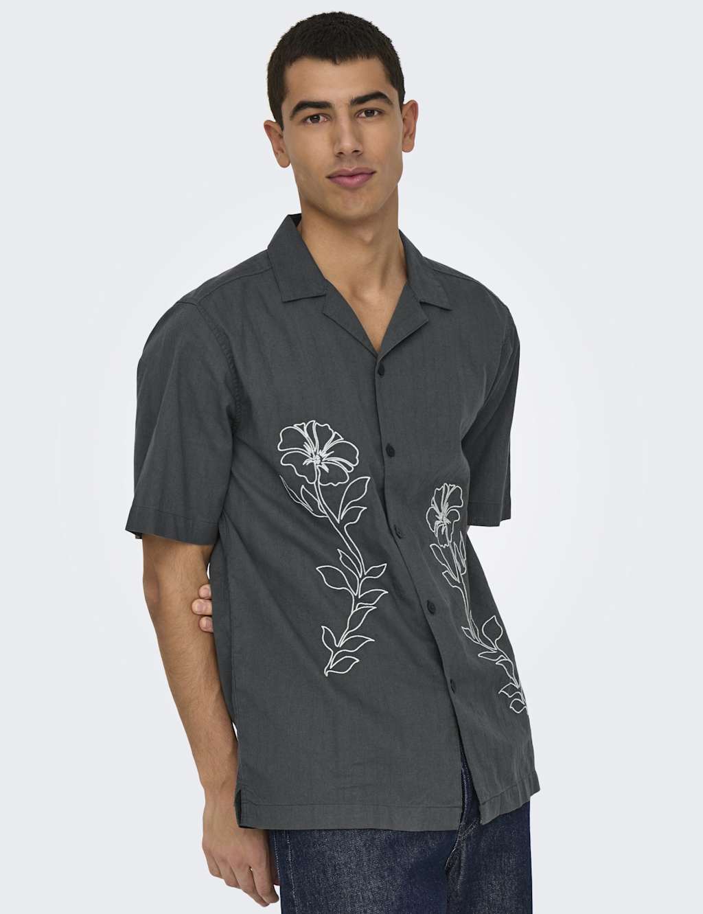 Pure Cotton Embroidered Shirt 3 of 6