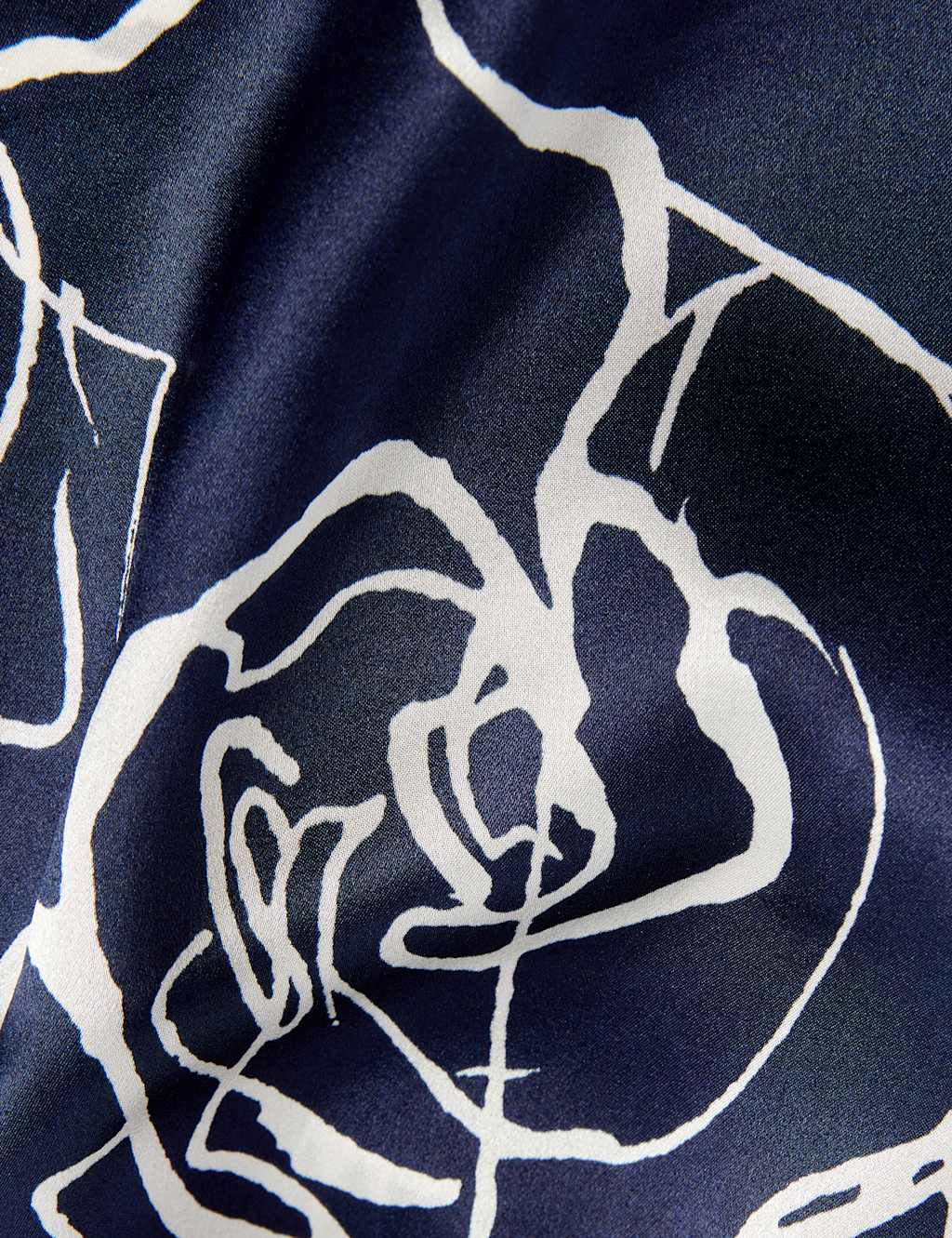 Pure Silk Floral Scarf 3 of 3