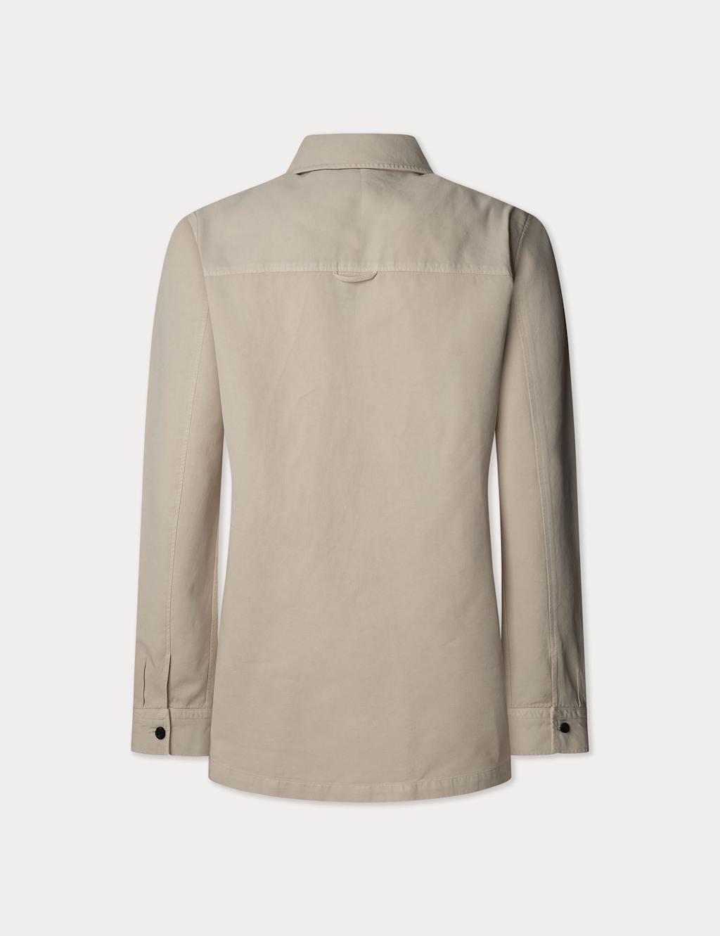 Linen Blend Utility Overshirt 2 of 3