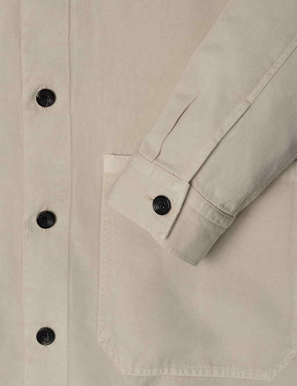 Linen Blend Utility Overshirt 3 of 3