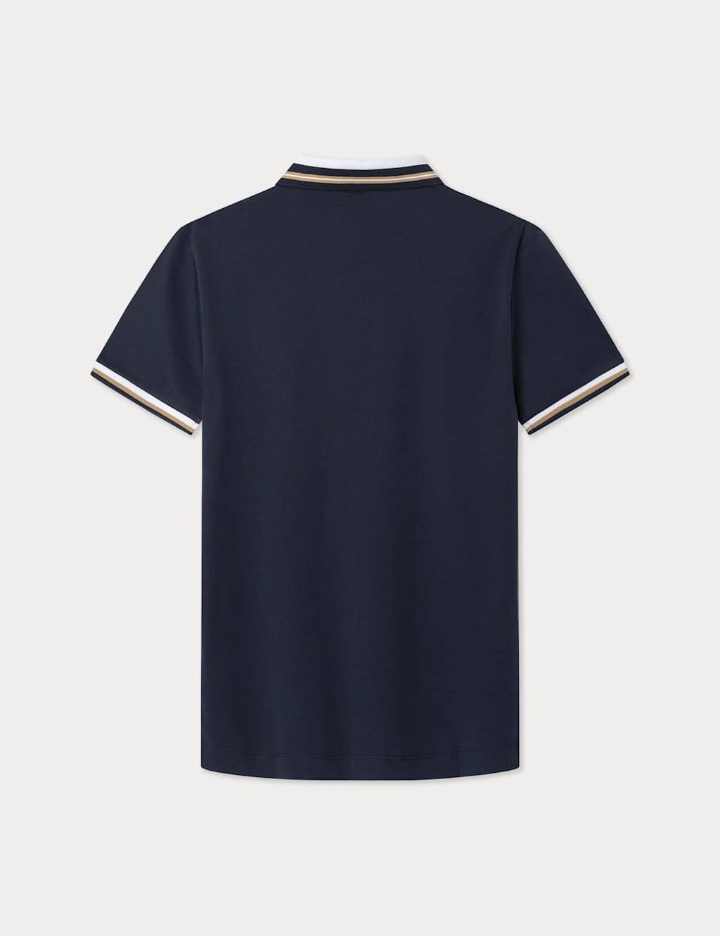 Pure Cotton Tipped Polo Shirt 2 of 2