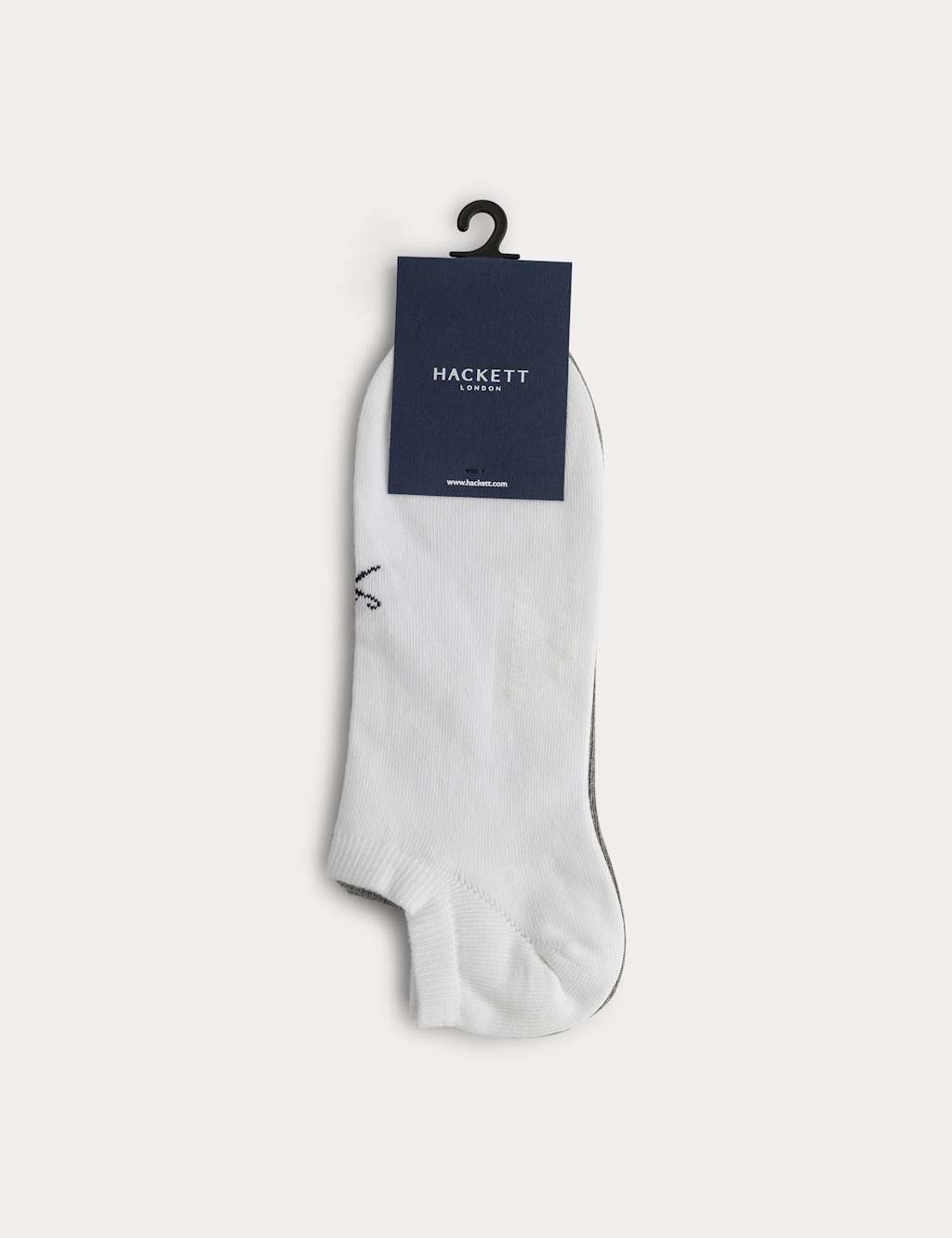 2pk Cotton Rich Trainer Socks 2 of 4
