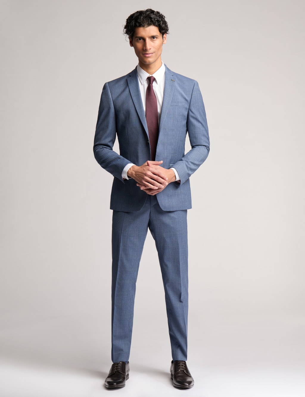 Slim Fit Wool Rich Check Suit Jacket 3 of 5