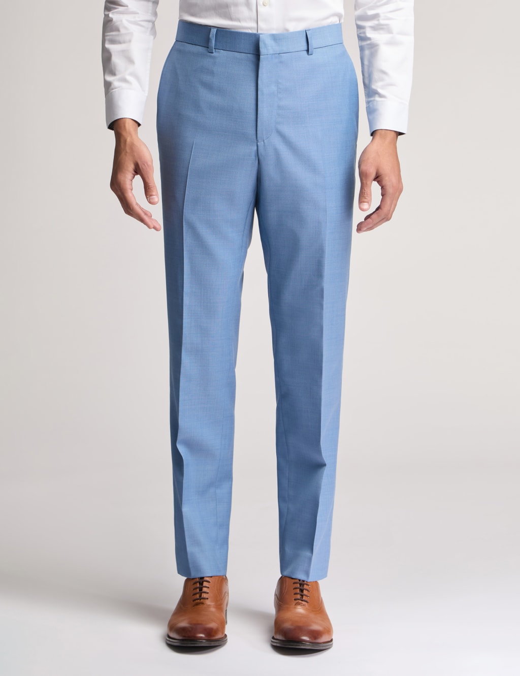 Wool Rich Slim Fit Trousers 1 of 2