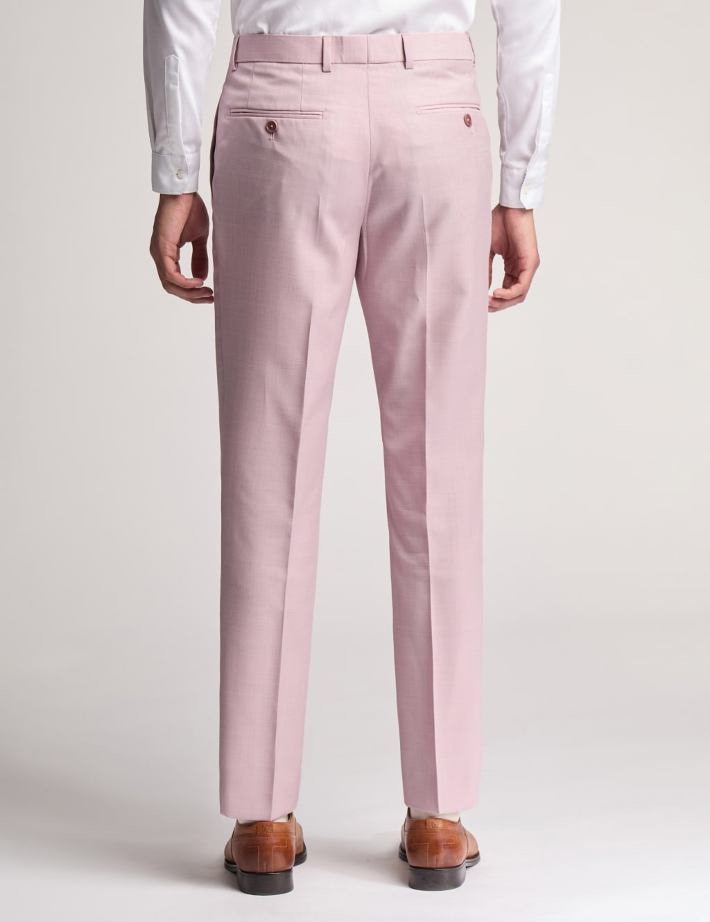 Slim Fit Wool Rich Trousers 2 of 3