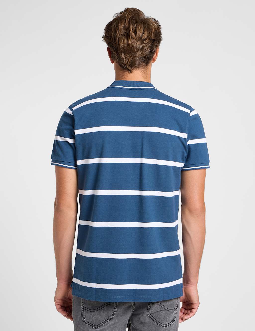 Pure Cotton Piqué Striped Polo Shirt 5 of 8