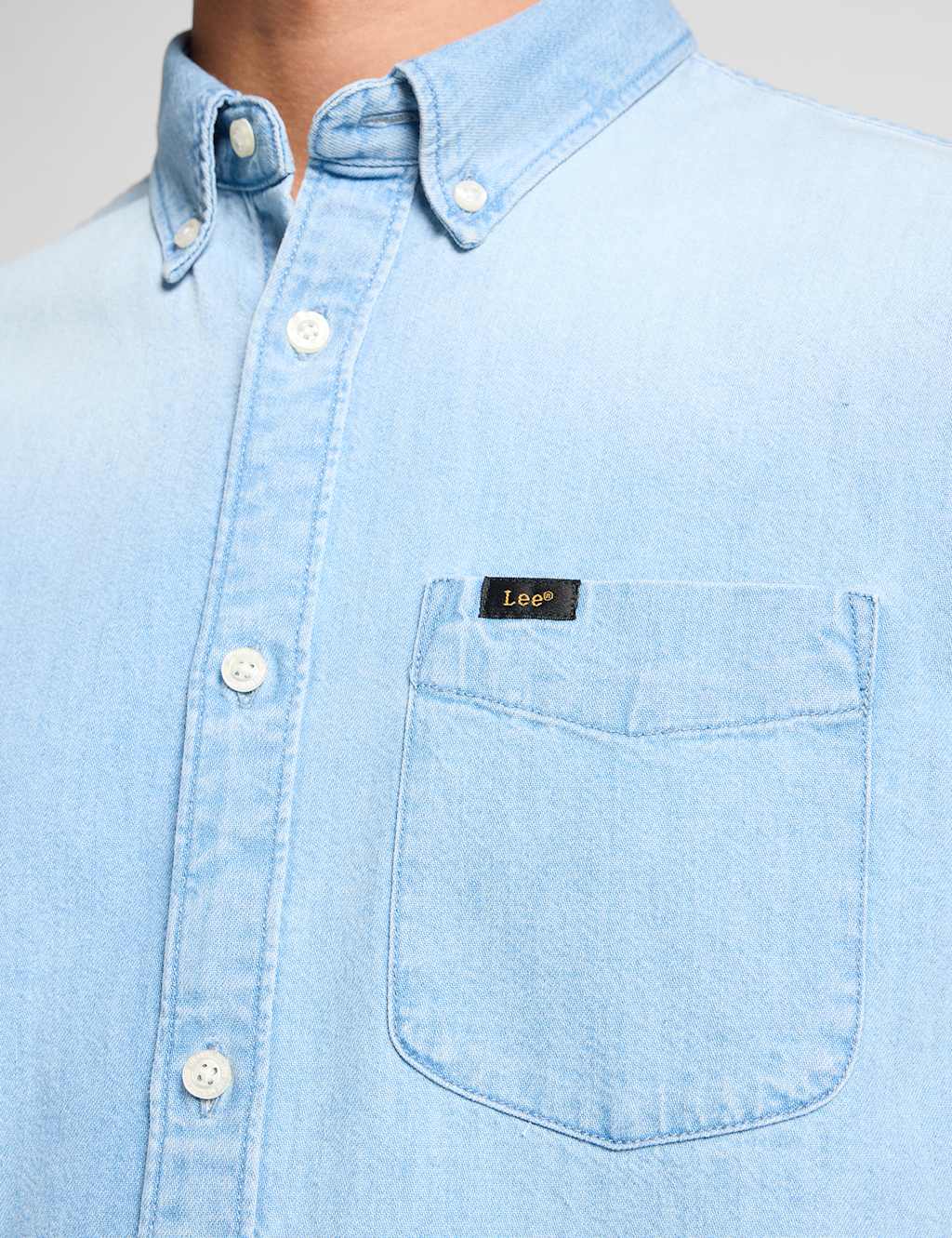 Denim Short Sleeve Shirt 2 of 5