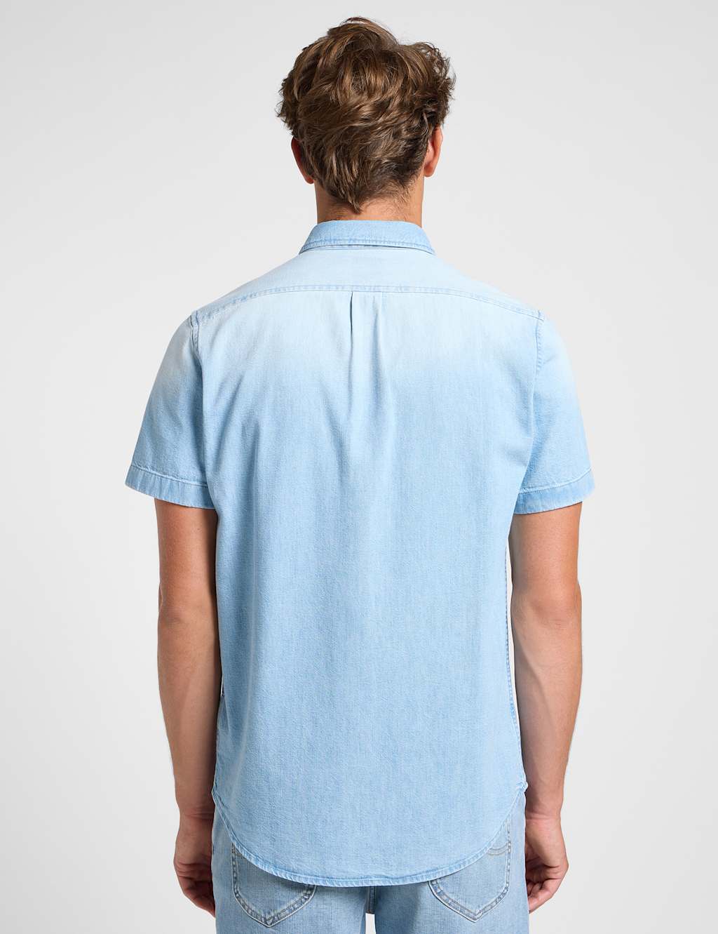 Denim Short Sleeve Shirt 3 of 5