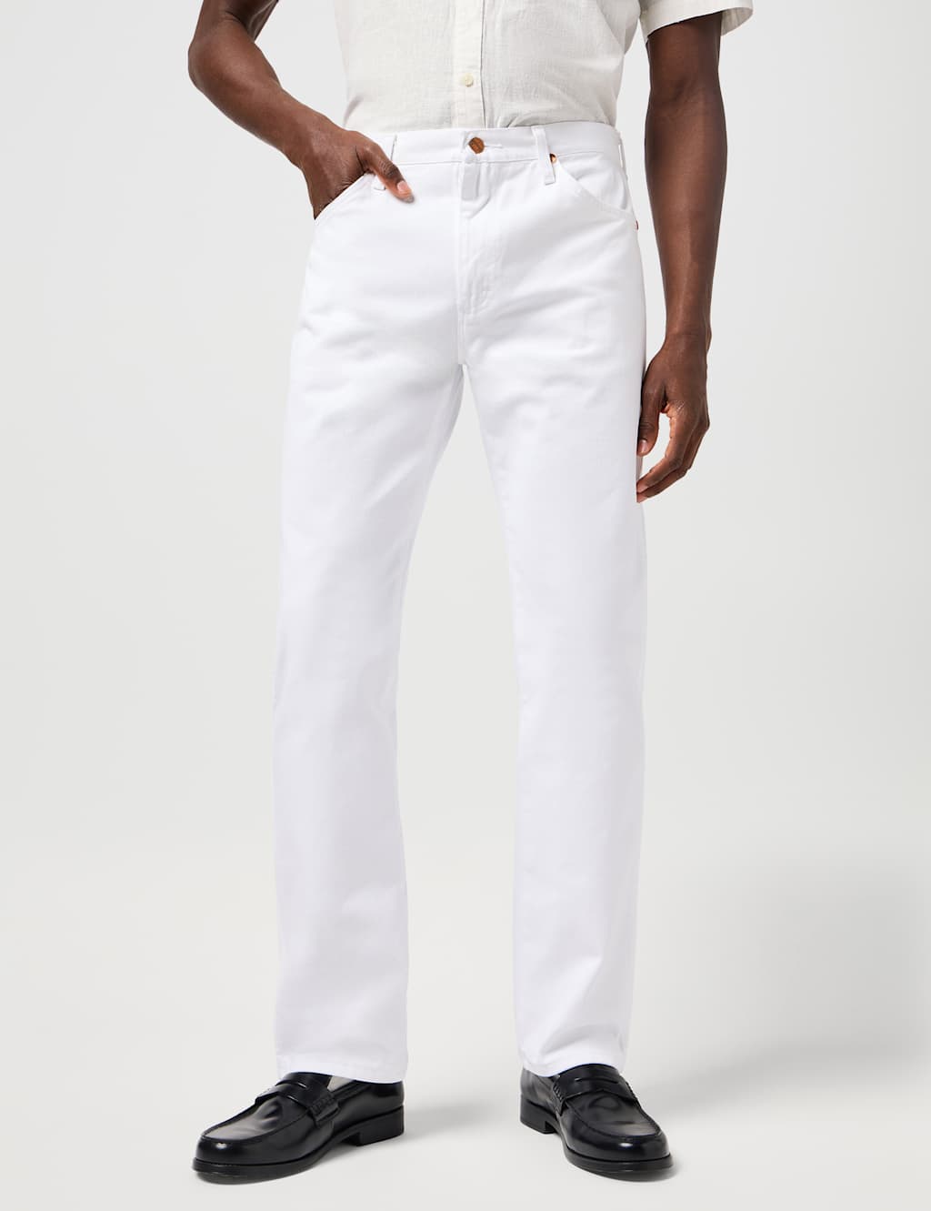 Straight Fit Pure Cotton Jeans 4 of 6