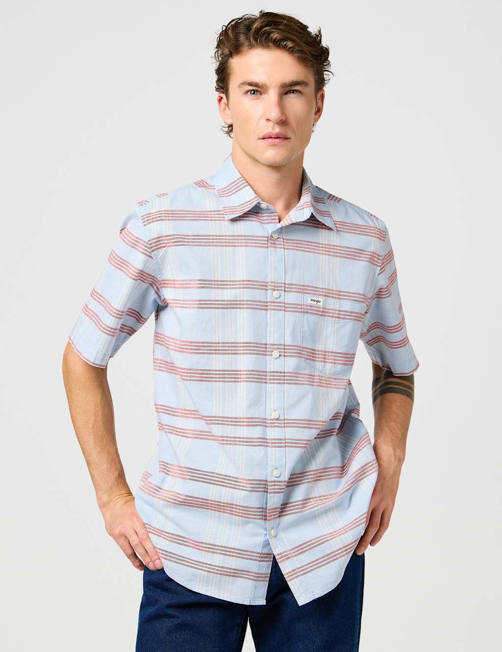 Pure Cotton Check Short Sleeve Shirt 2 of 5