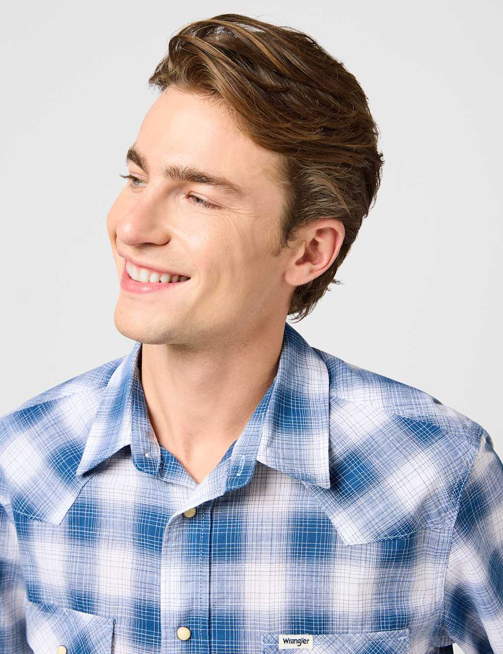 Western Cotton Rich Check Shirt 5 of 9