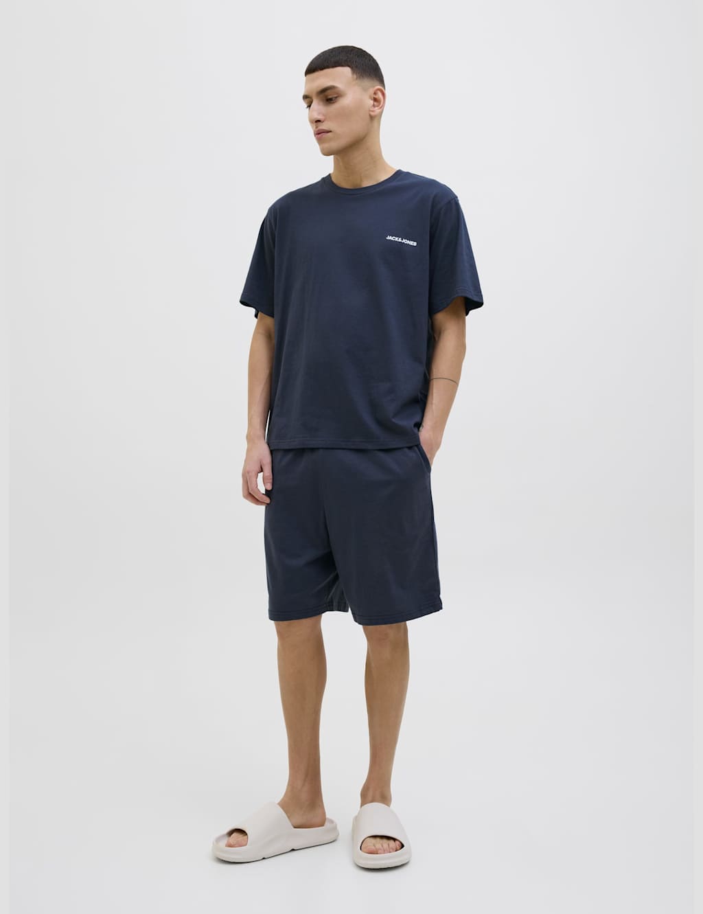 Cotton Rich Elasticated Pyjama Set 4 of 4