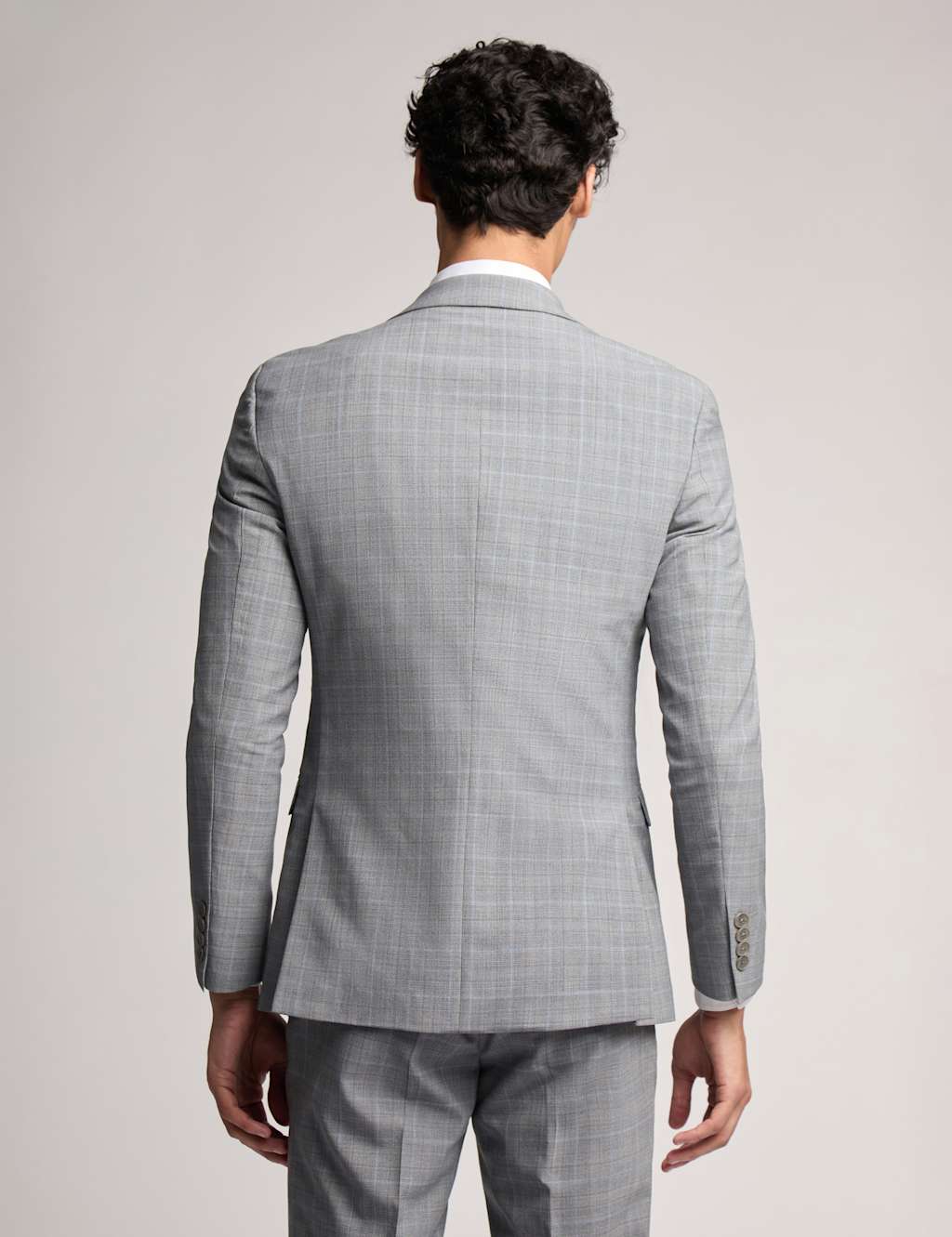 Slim Fit Wool Rich Check Suit Jacket 5 of 6