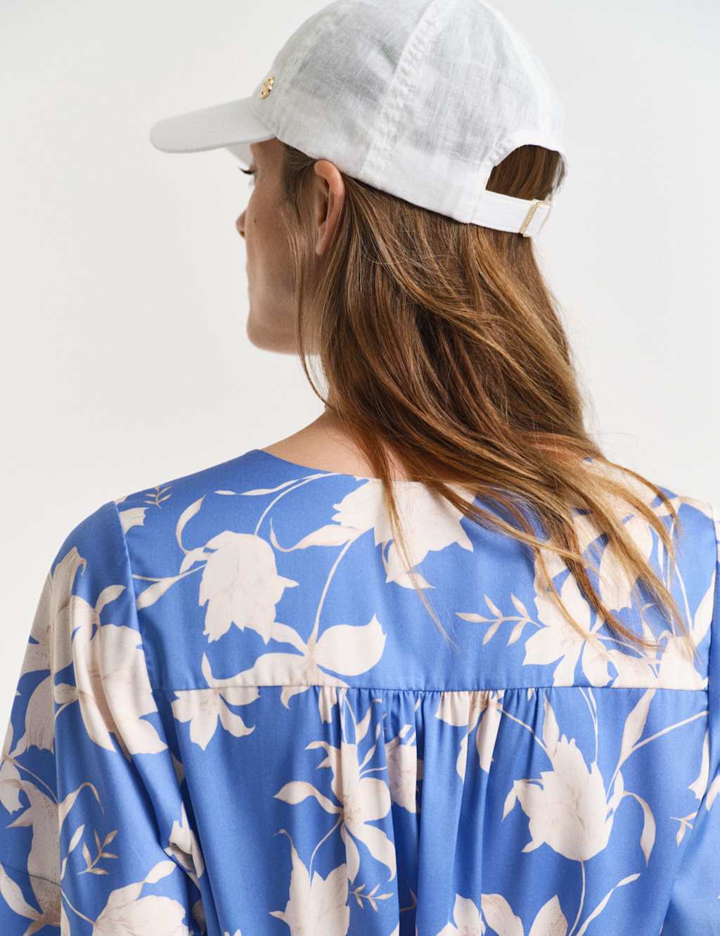 Floral V-Neck Belted Tea Dress 7 of 7