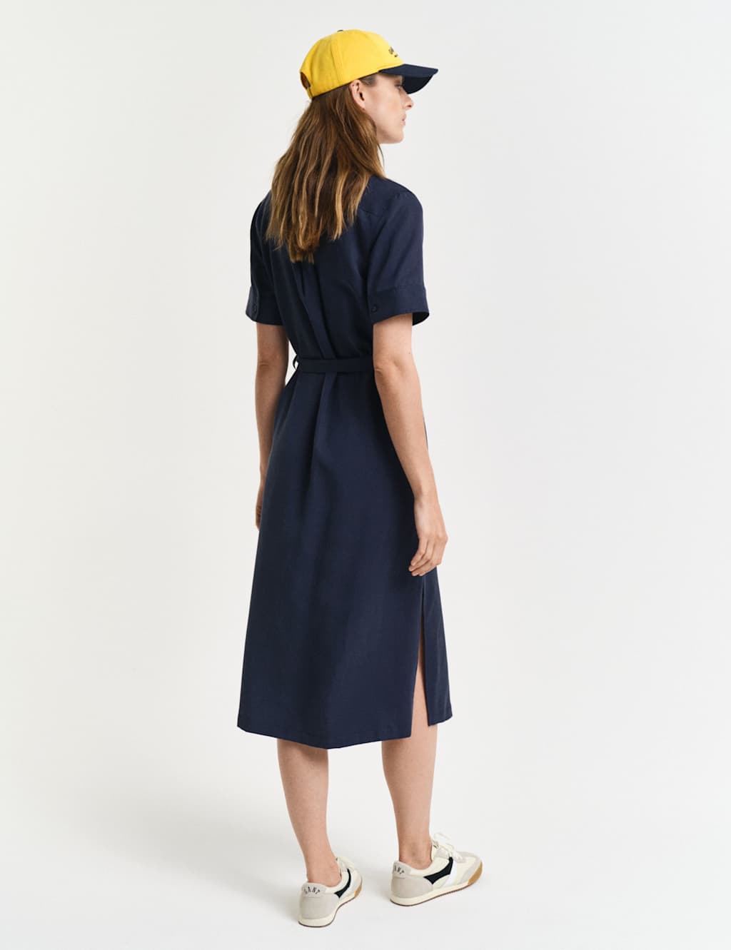 Lyocell Rich Knee Length Shirt Dress 3 of 6