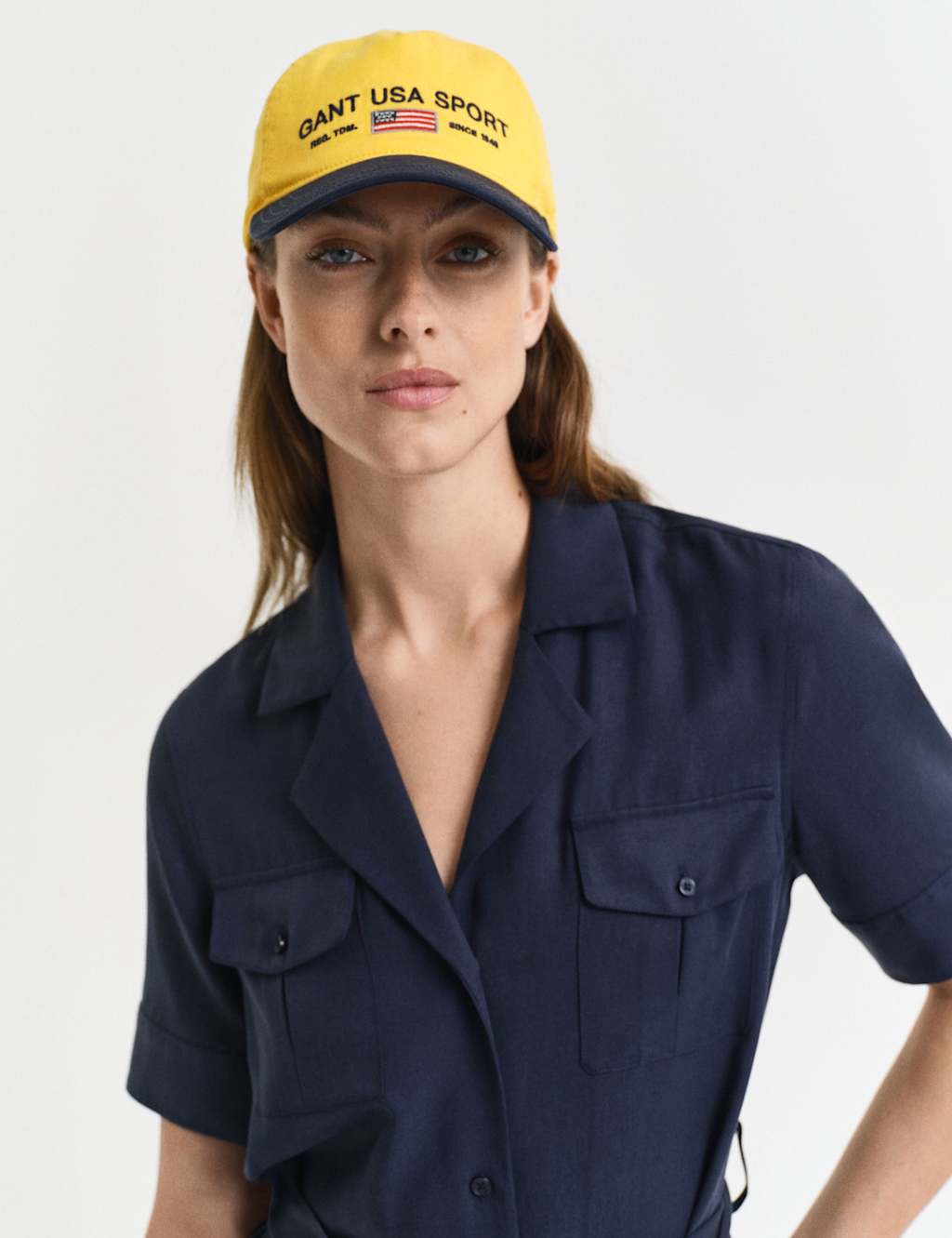 Lyocell Rich Knee Length Shirt Dress 5 of 6