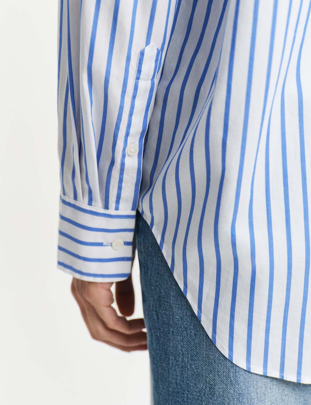 Pure Cotton Striped Button Through Shirt 3 of 5