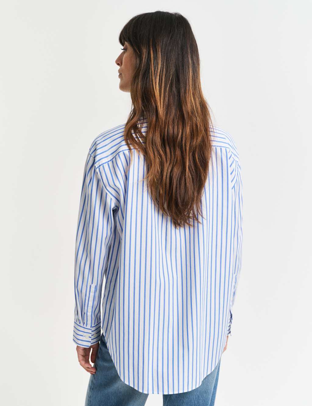 Pure Cotton Striped Button Through Shirt 4 of 5