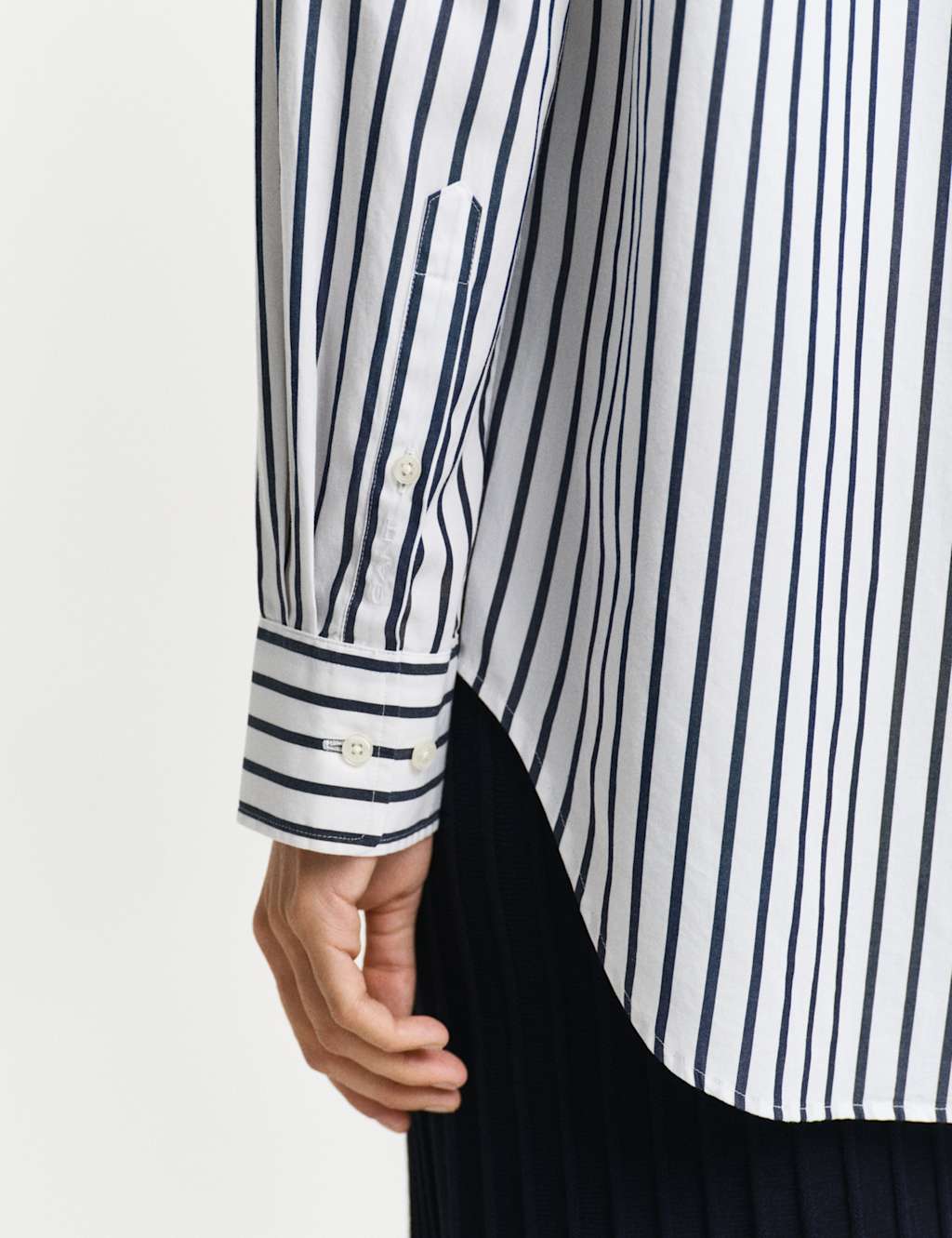 Pure Cotton Striped Button Through Shirt 2 of 4