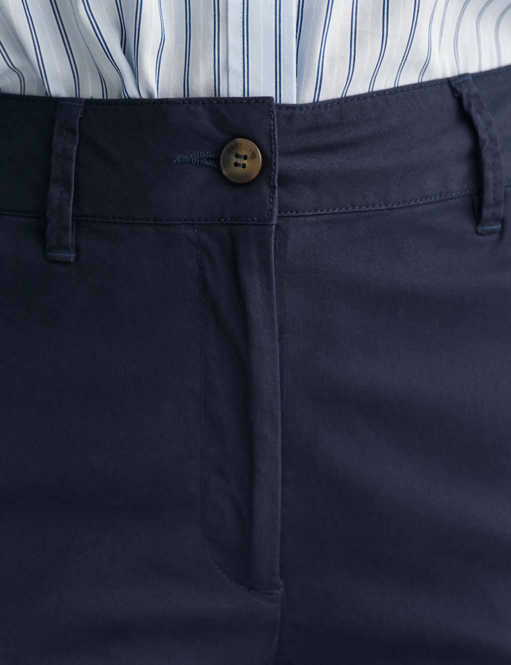 Cotton Rich Slim Fit Ankle Grazer Chinos 2 of 5