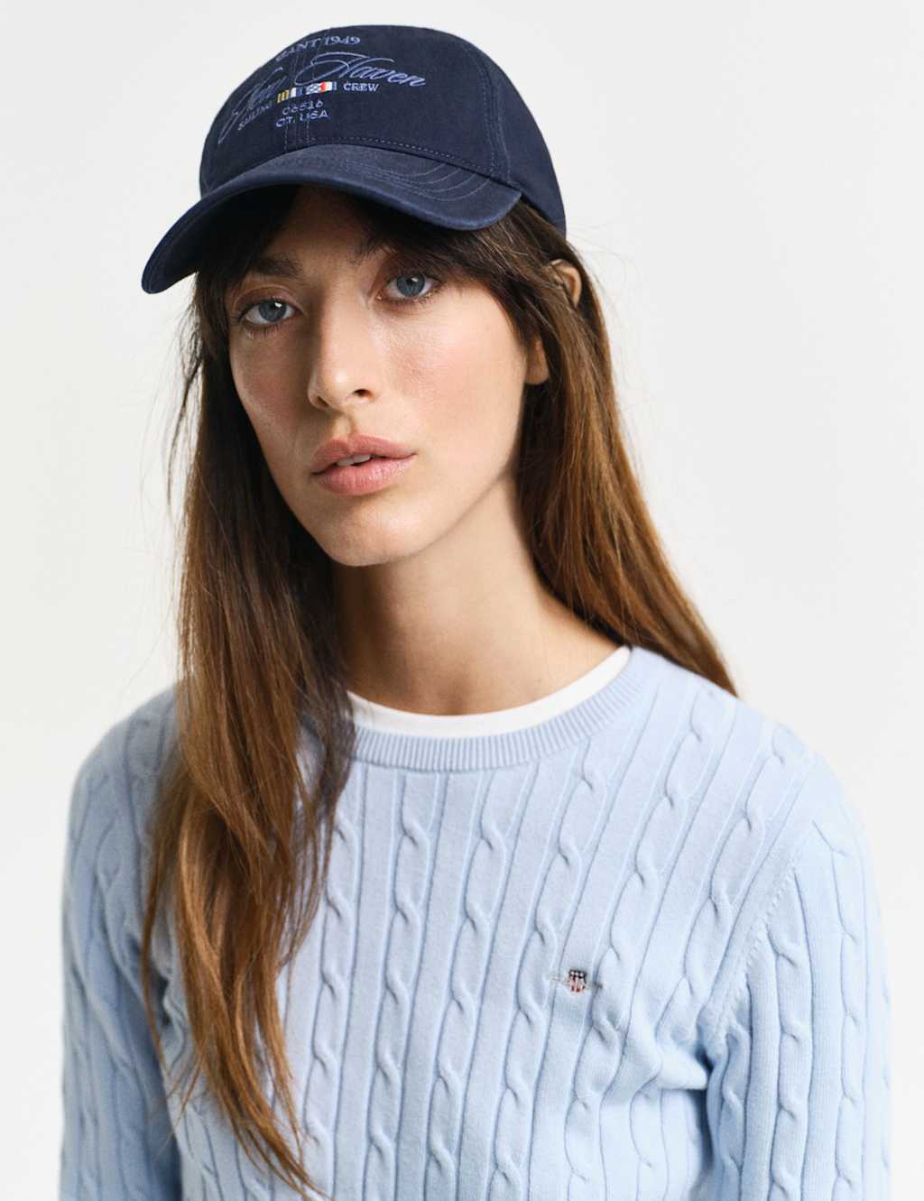 Cotton Rich Cable Knit Crew Neck Jumper 4 of 4