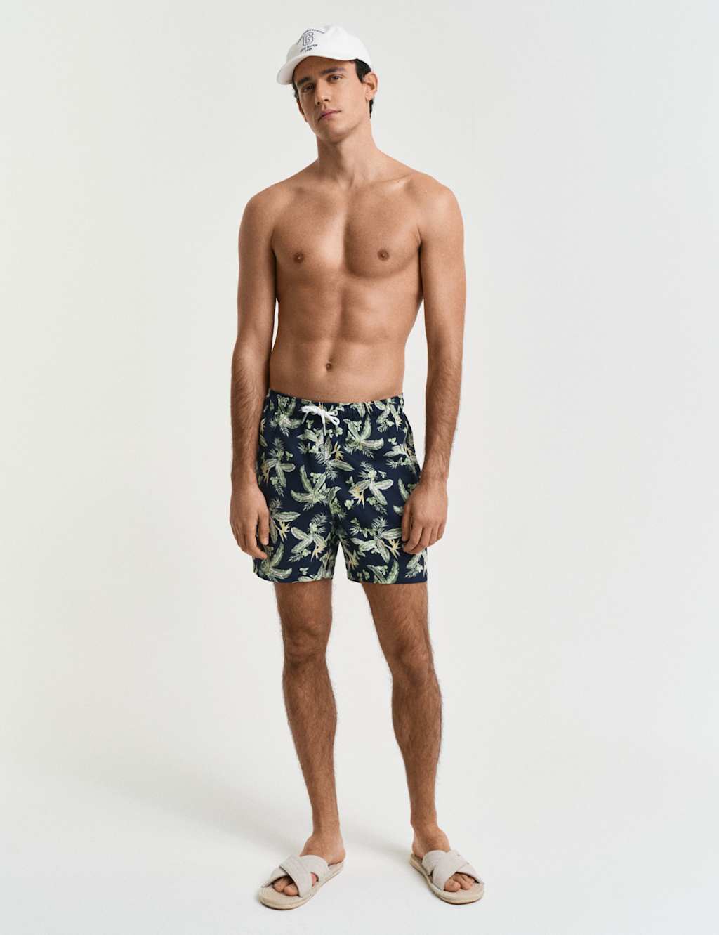 Tropical Print Swim Shorts 3 of 6
