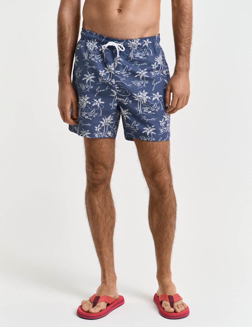 Island Print Swim Shorts 1 of 6