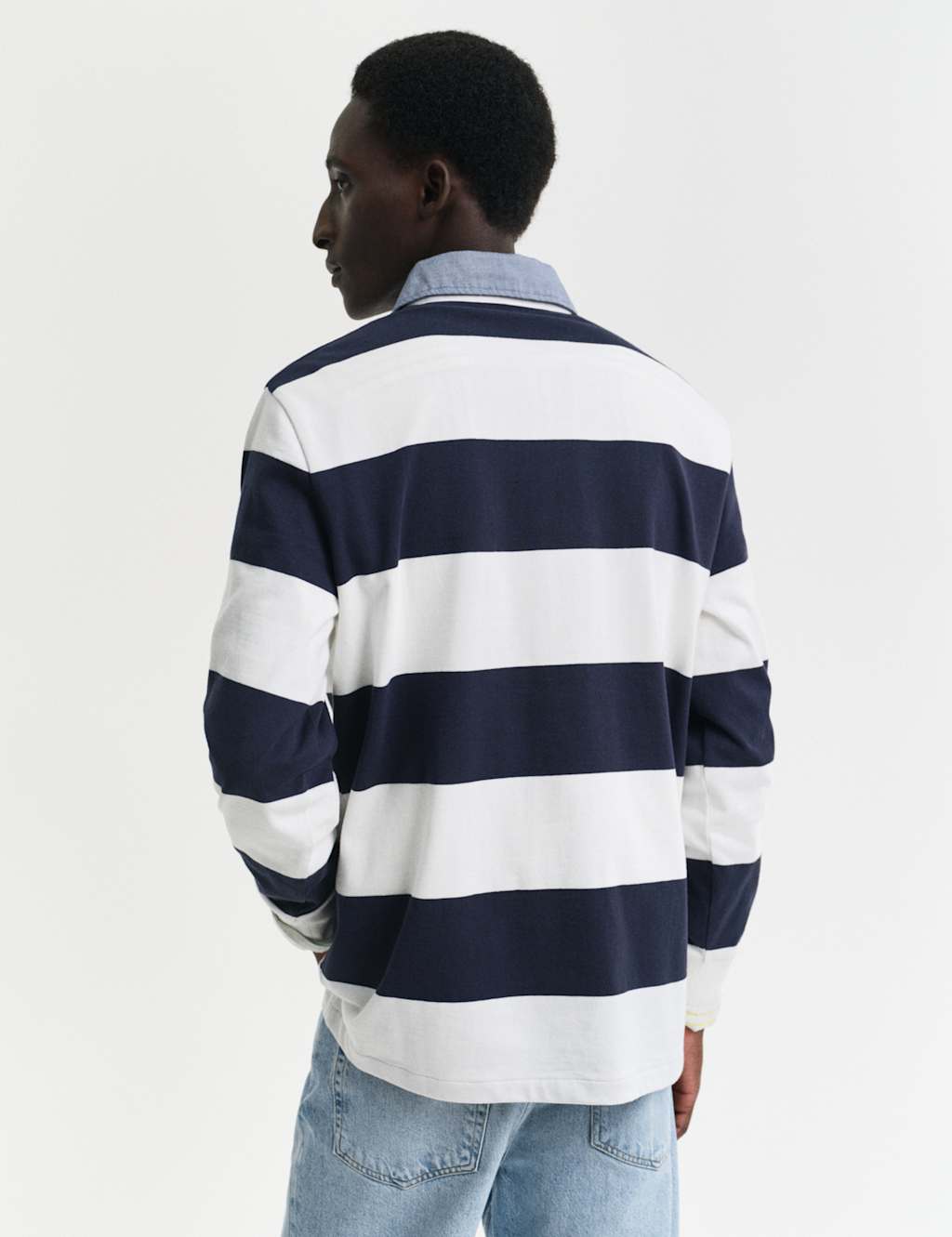 Pure Cotton Striped Rugby Shirt 2 of 4