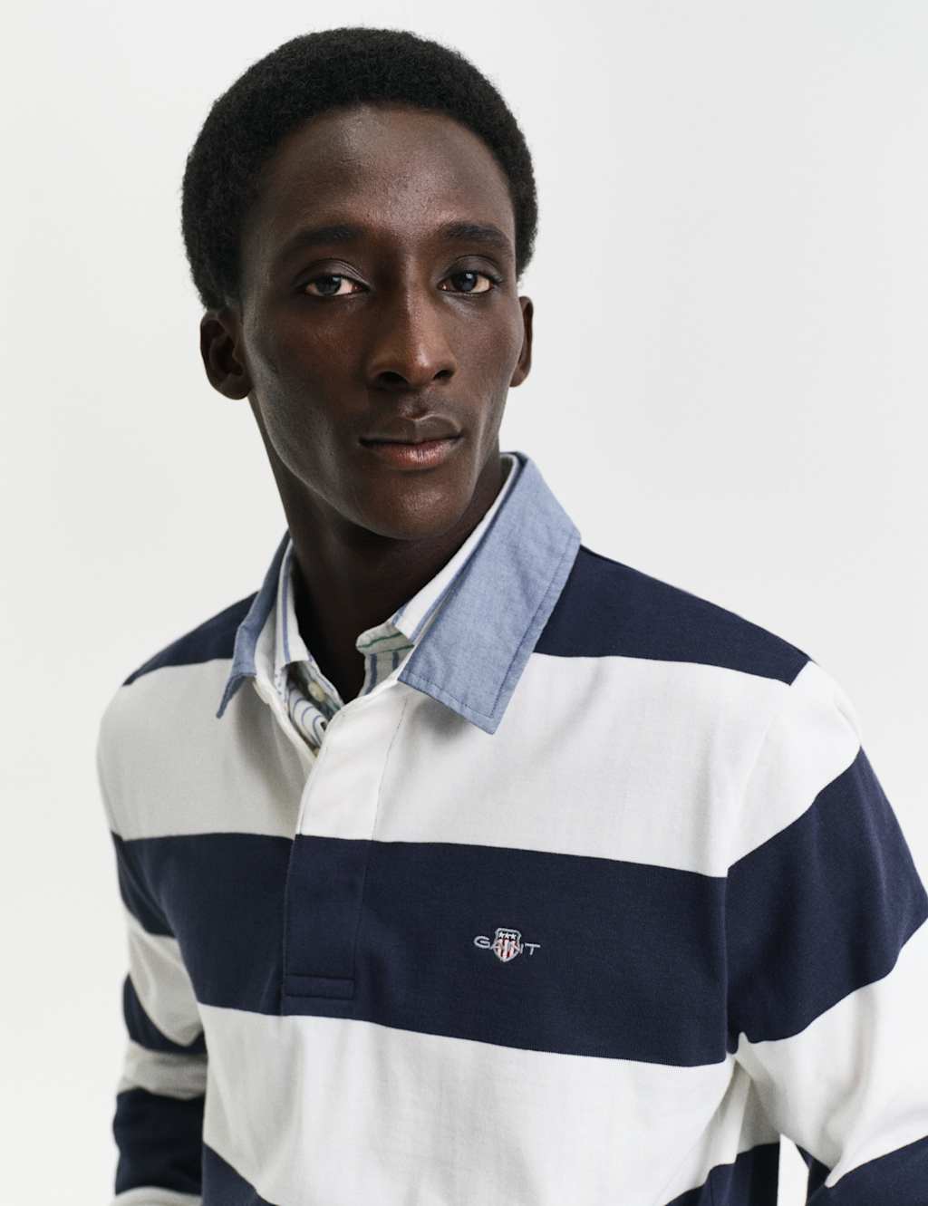 Pure Cotton Striped Rugby Shirt 3 of 4