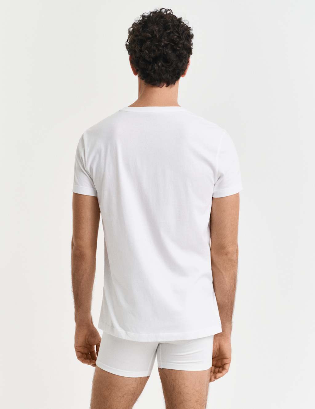 2pk Pure Cotton Crew Neck T-Shirts 3 of 3