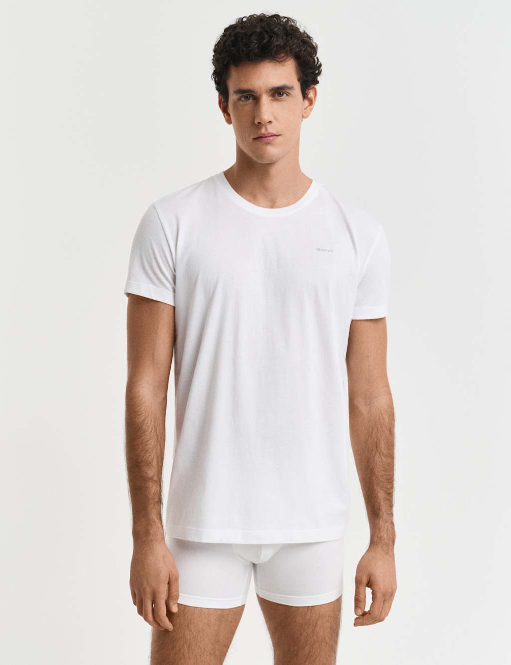 2pk Pure Cotton Crew Neck T-Shirts 2 of 3