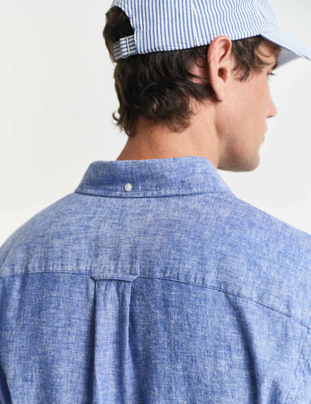 Regular Fit Linen Rich Oxford Shirt 3 of 6