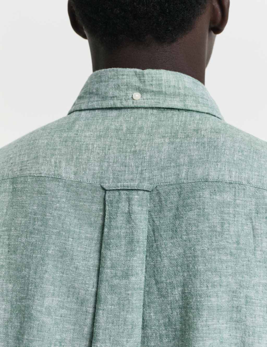 Regular Fit Linen Rich Oxford Shirt 5 of 5