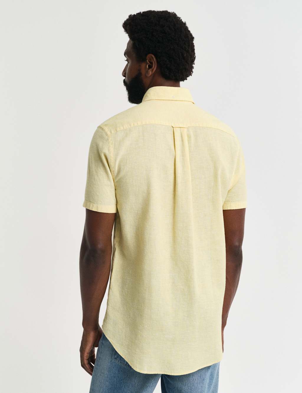 Regular Fit Linen Rich Short Sleeve Shirt 2 of 6