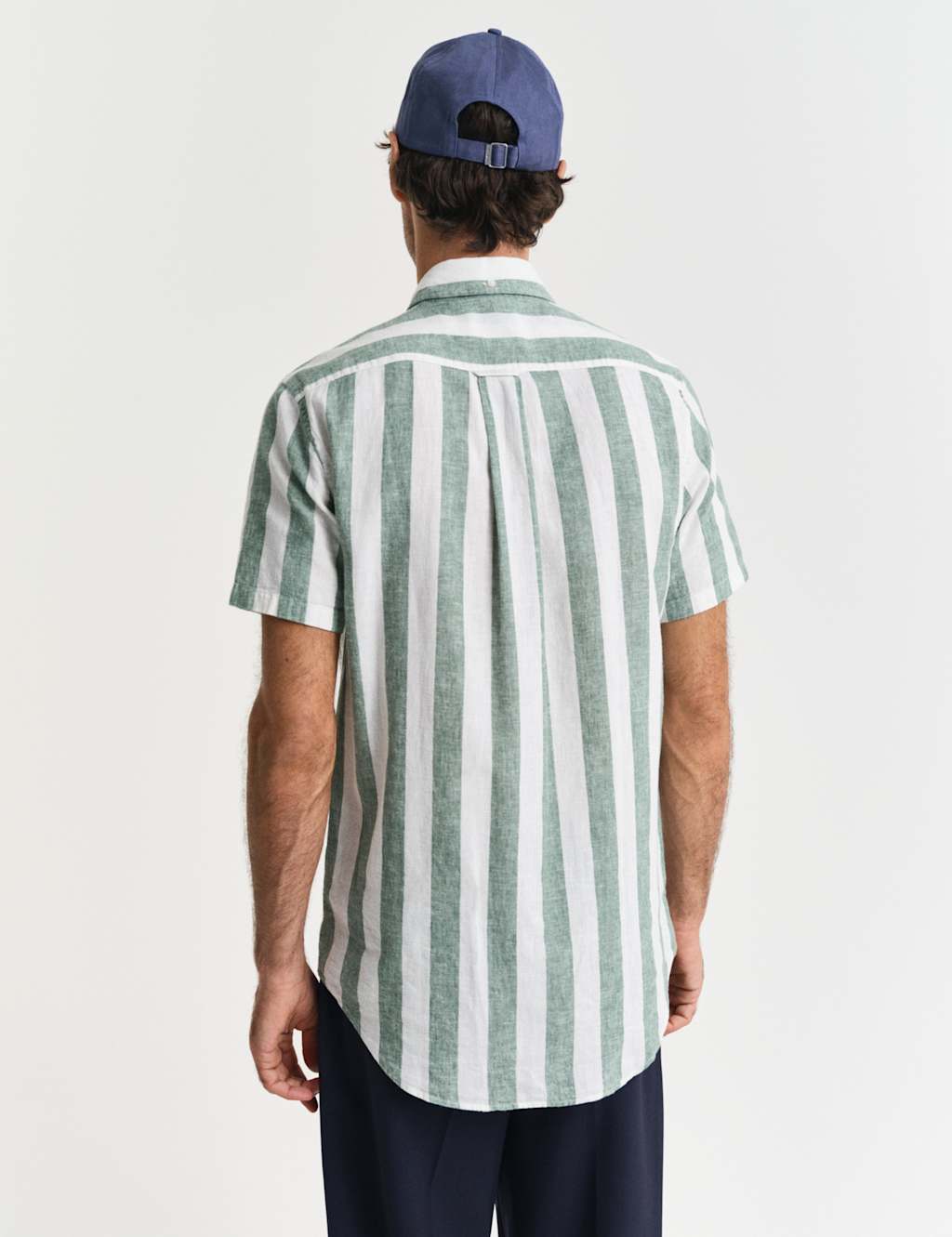 Linen Rich Striped Shirt 2 of 5