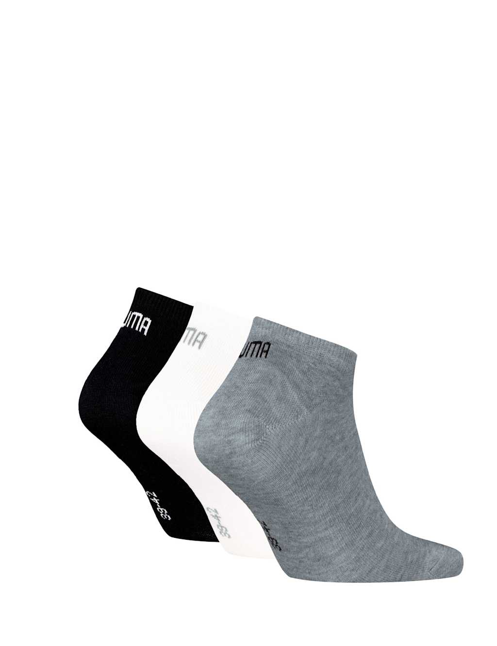 3pk Assorted Cotton Rich Trainer Socks 2 of 2