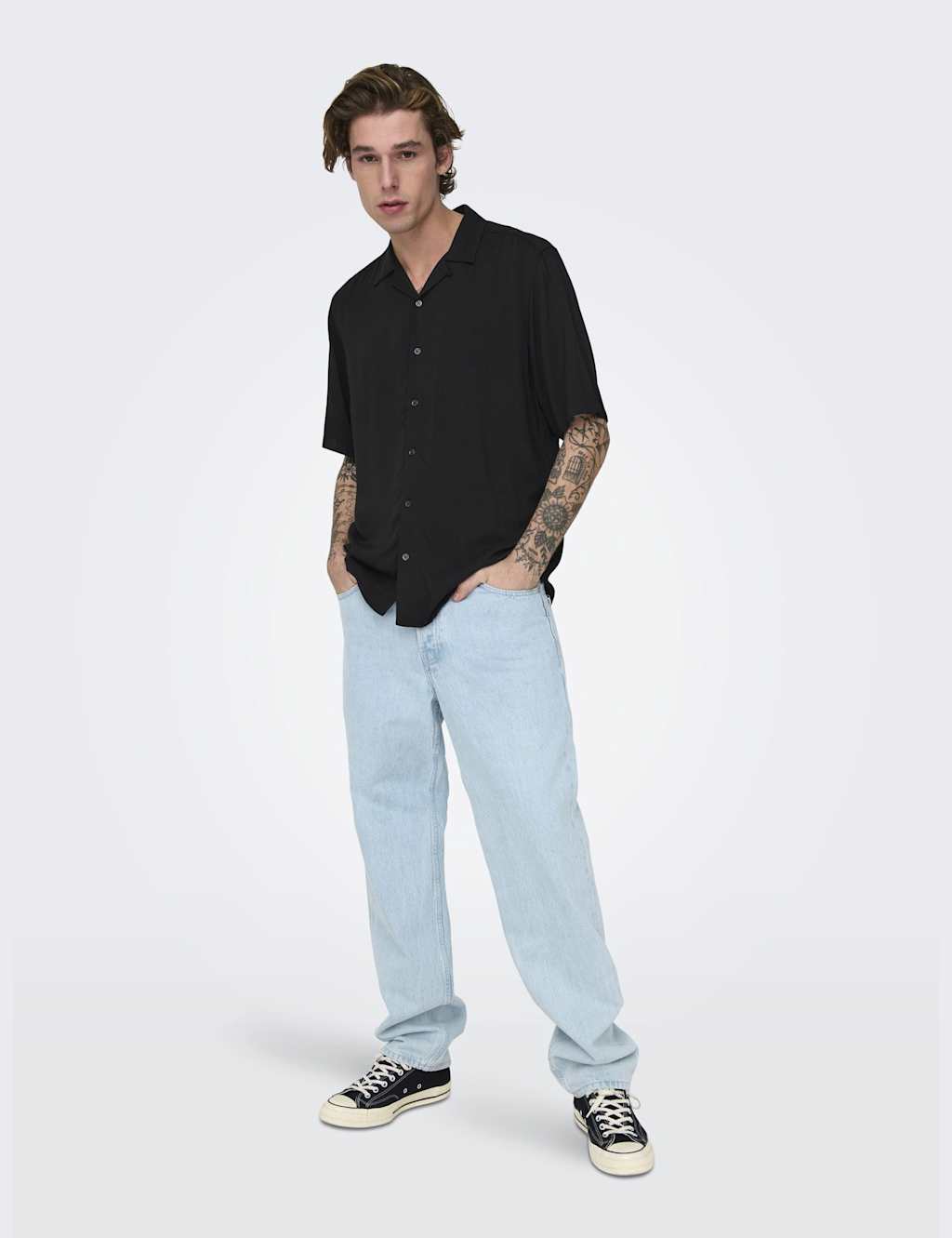Regular Fit Easy Iron Cuban Collar Shirt 4 of 7