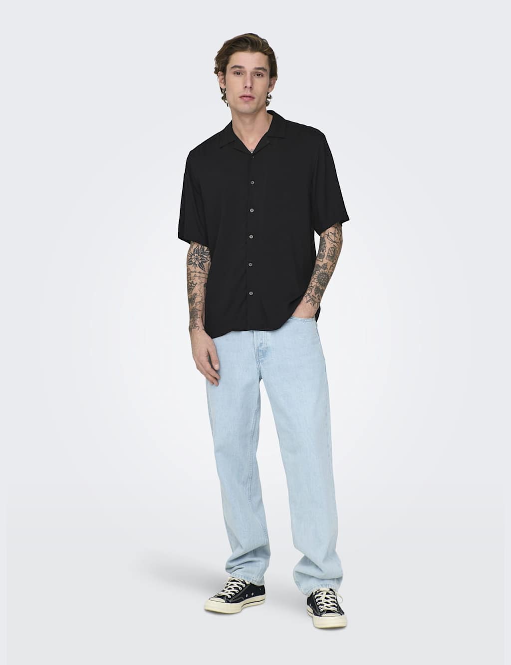 Regular Fit Easy Iron Cuban Collar Shirt 5 of 7