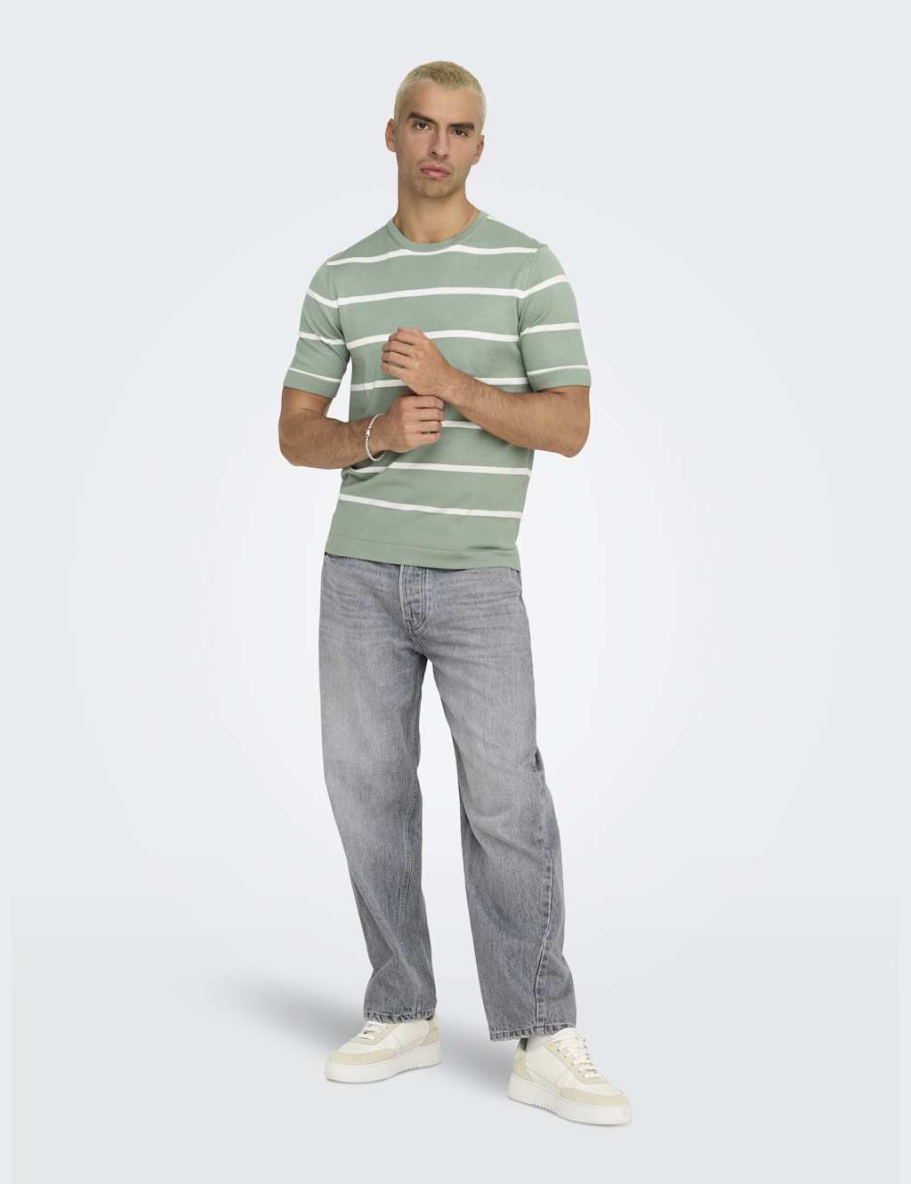 Striped Knitted T-Shirt 3 of 6