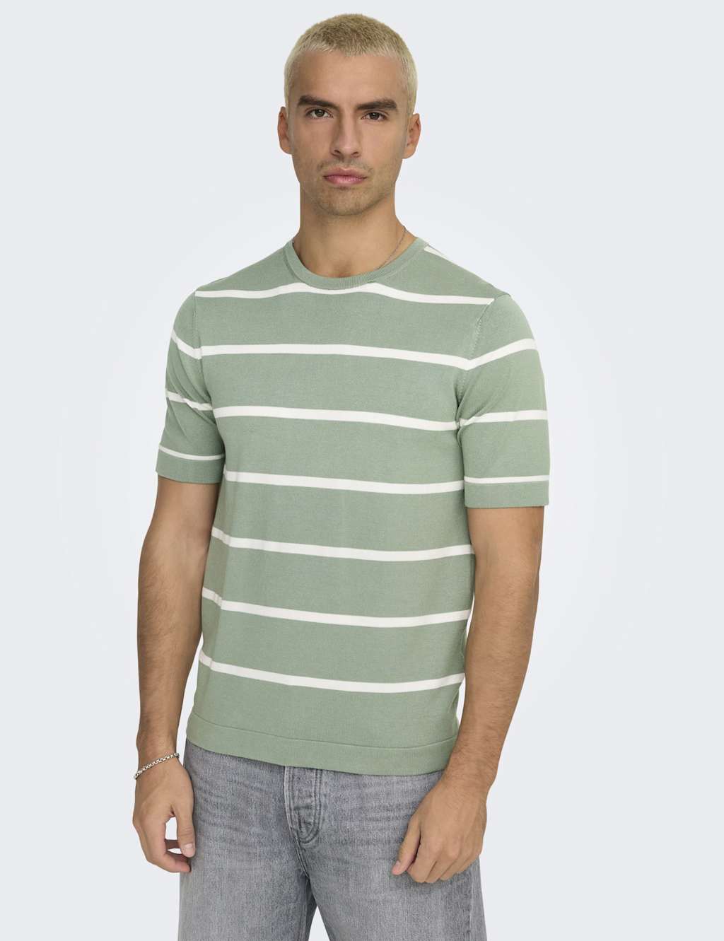 Striped Knitted T-Shirt 4 of 6