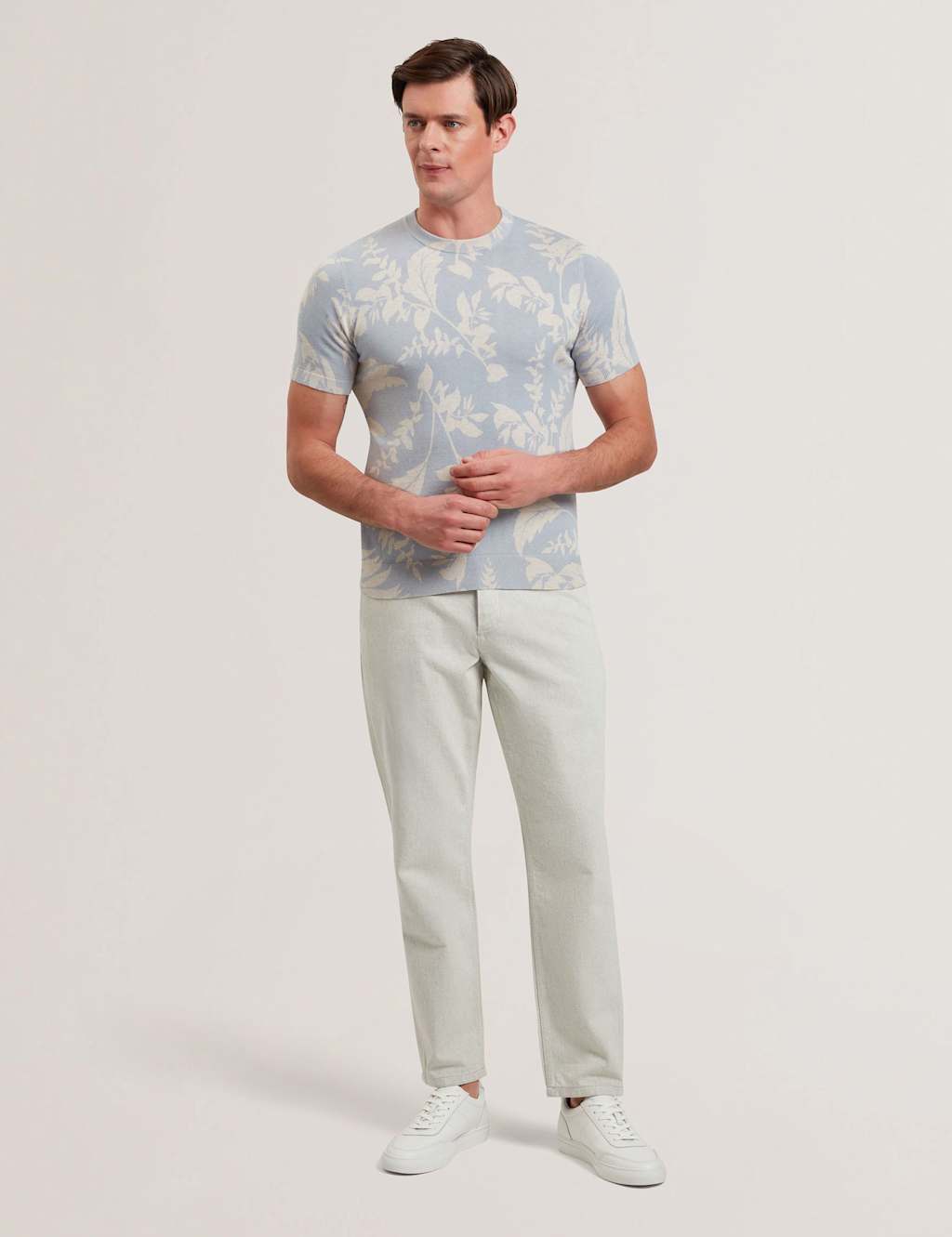 Pure Cotton Floral Print T-Shirt 4 of 6
