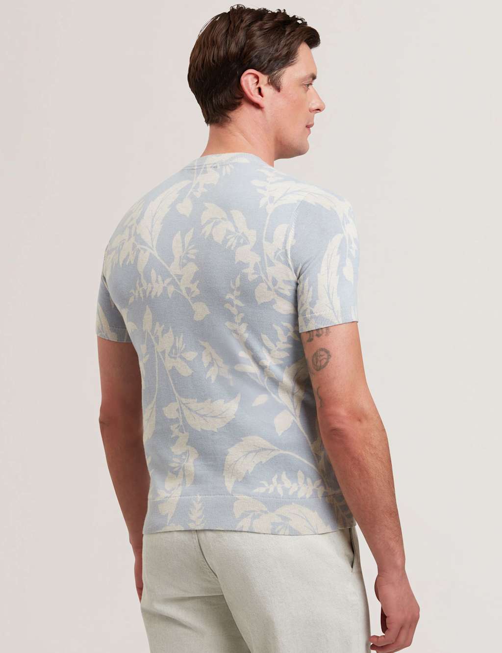 Pure Cotton Floral Print T-Shirt 5 of 6