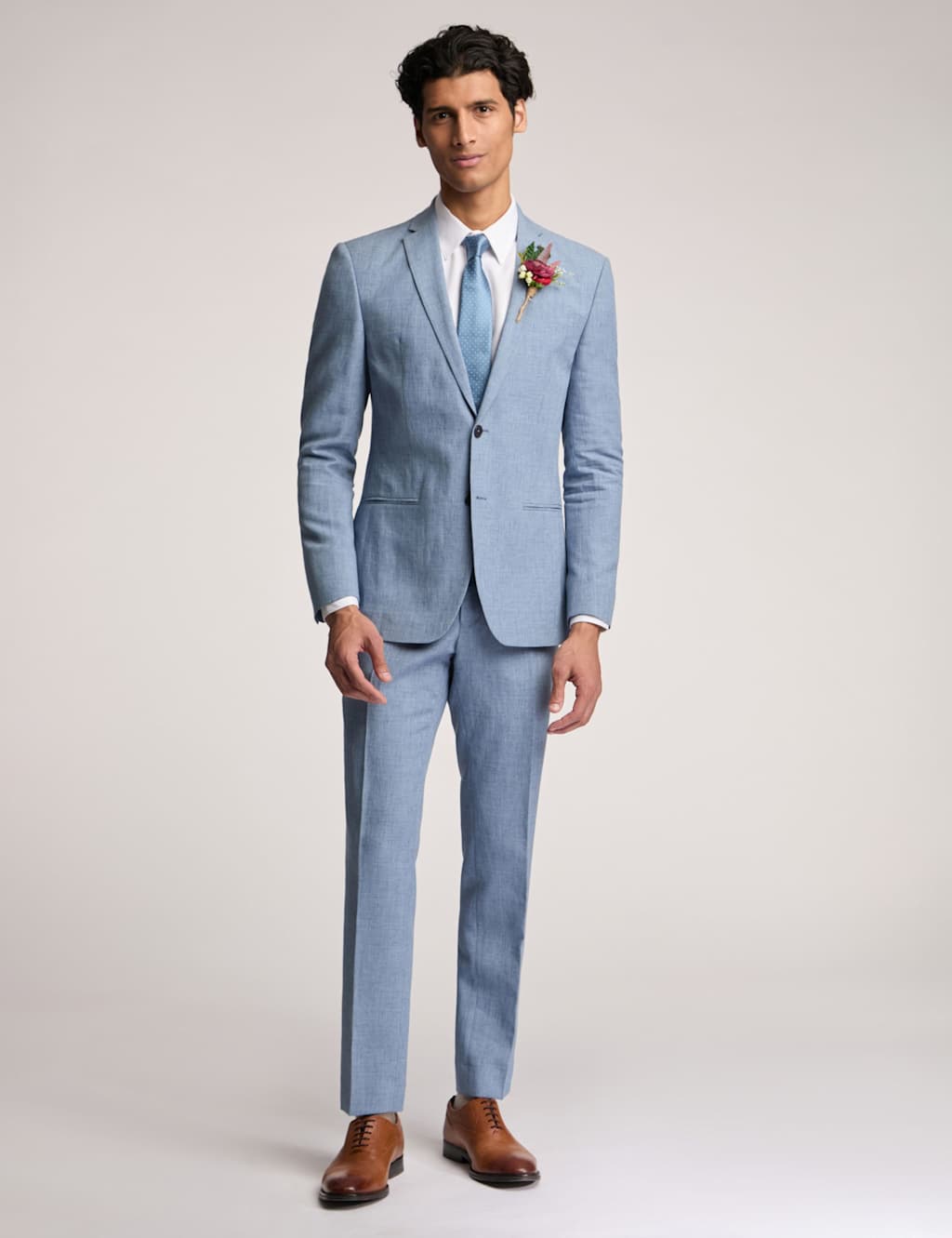 Slim Fit Linen Rich Jacket 3 of 6