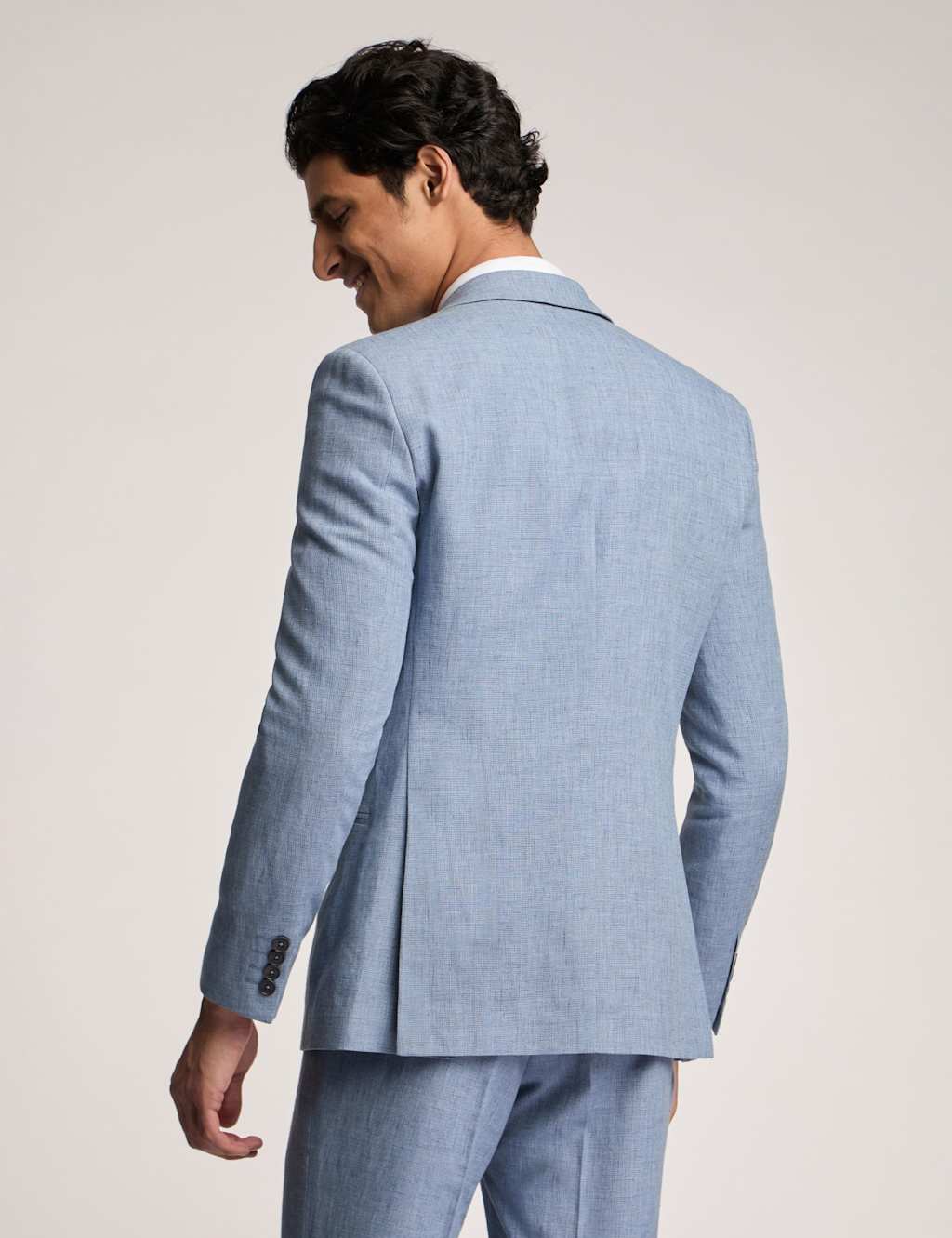 Slim Fit Linen Rich Jacket 6 of 6