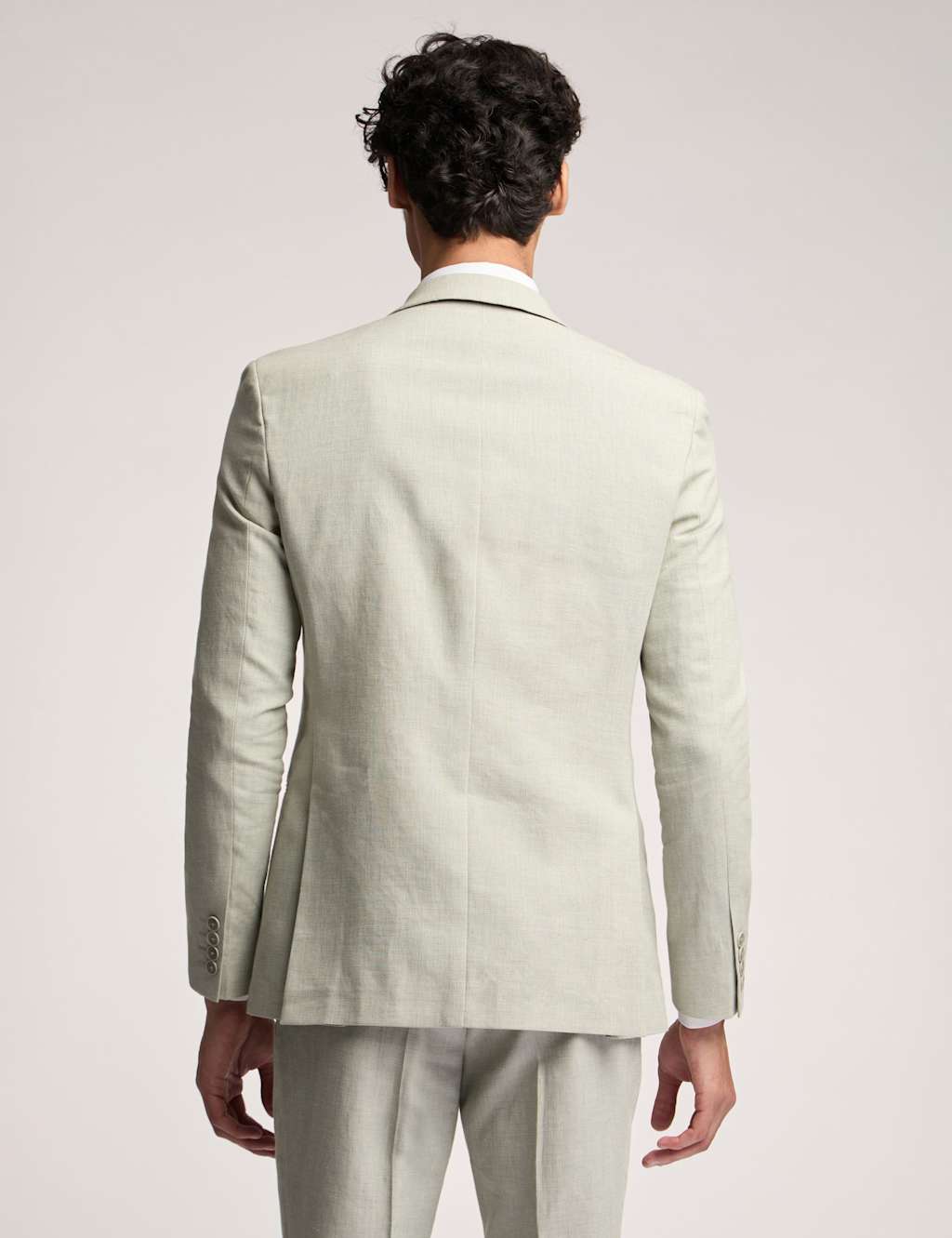 Slim Fit Linen Rich Suit Jacket 5 of 6
