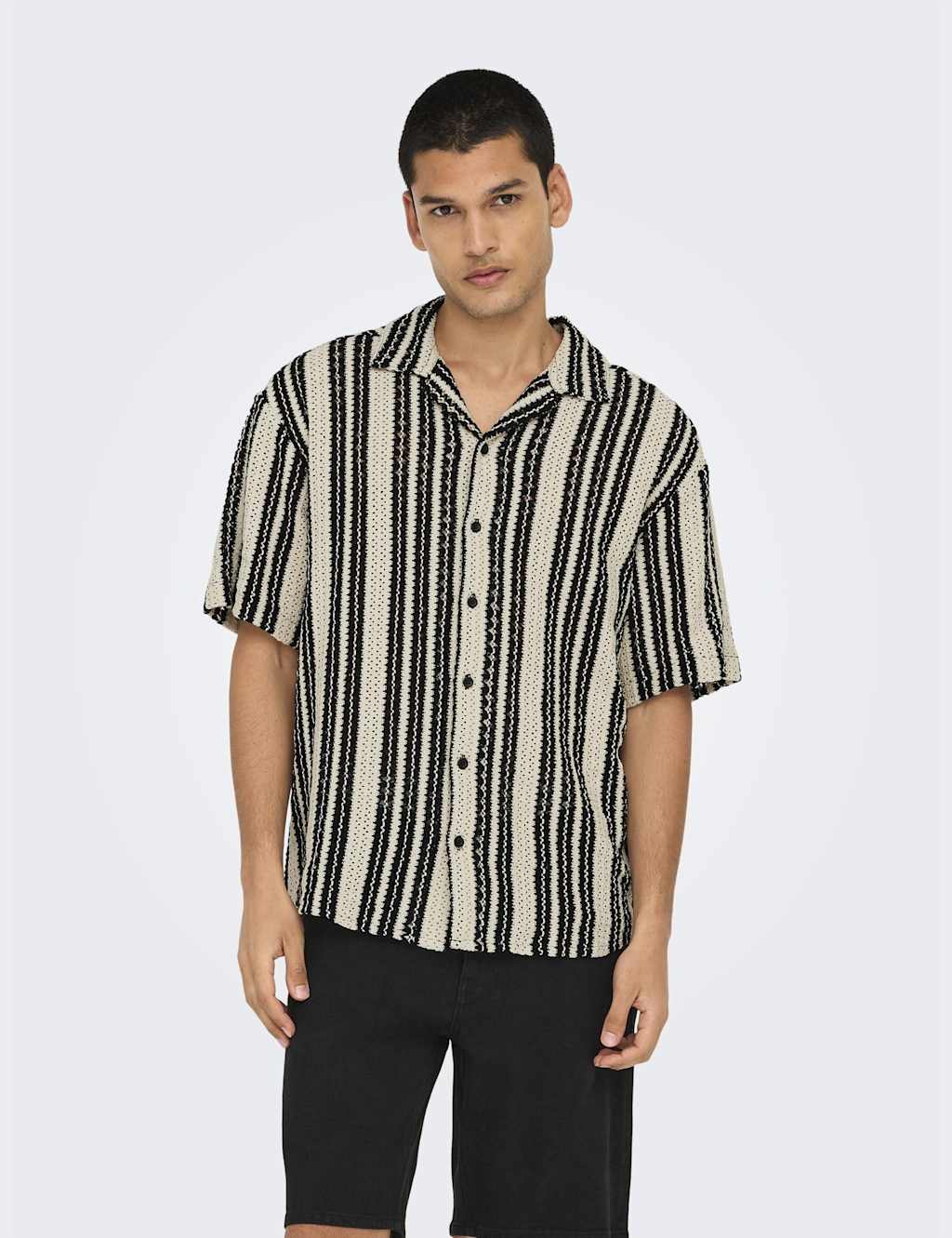 Cotton Blend Knitted Shirt 3 of 6