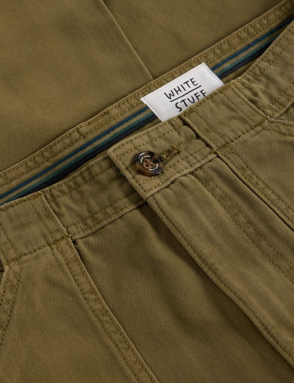 Regular Fit Pure Cotton Utility Trousers 6 of 6