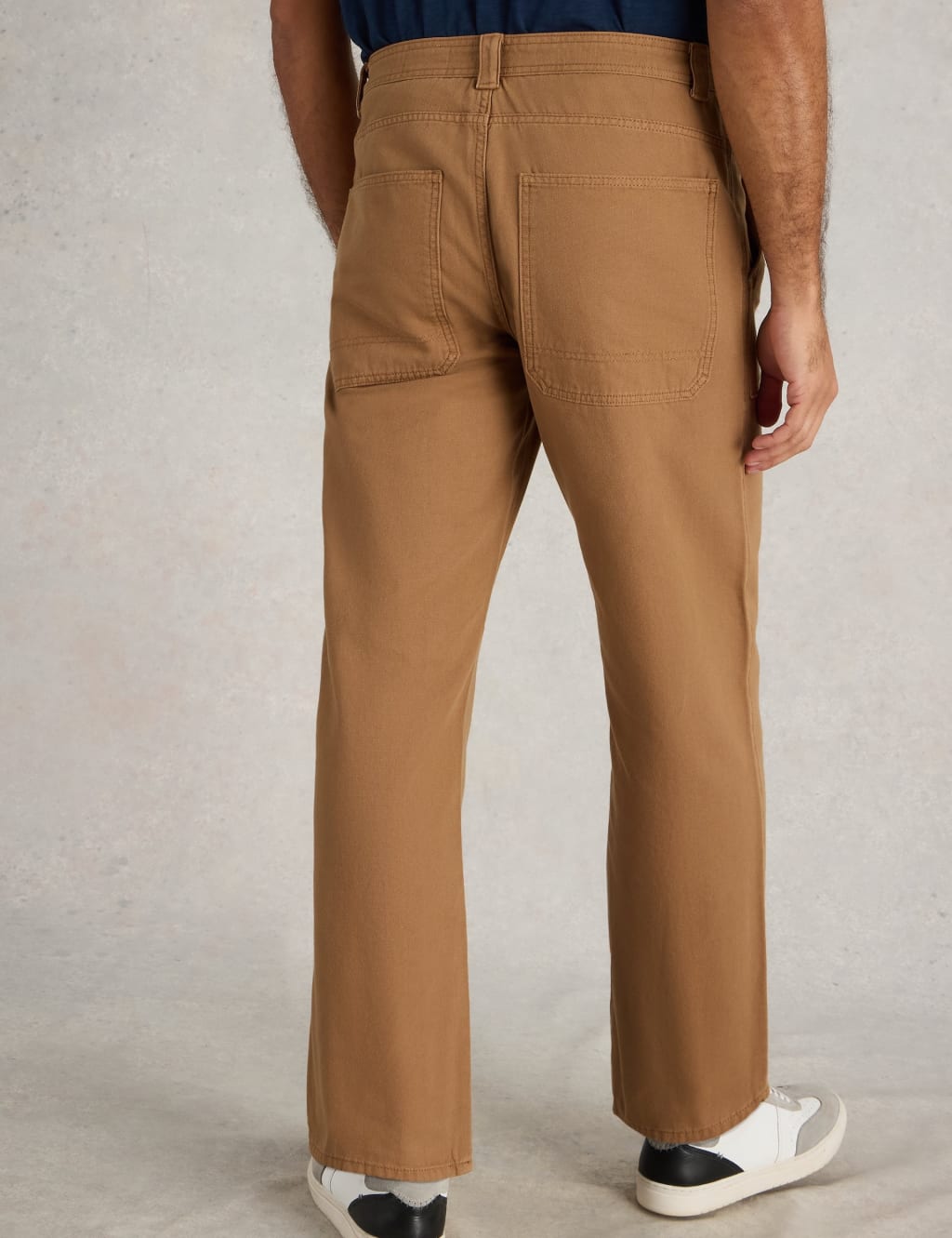 Regular Fit Pure Cotton Utility Trousers 4 of 6