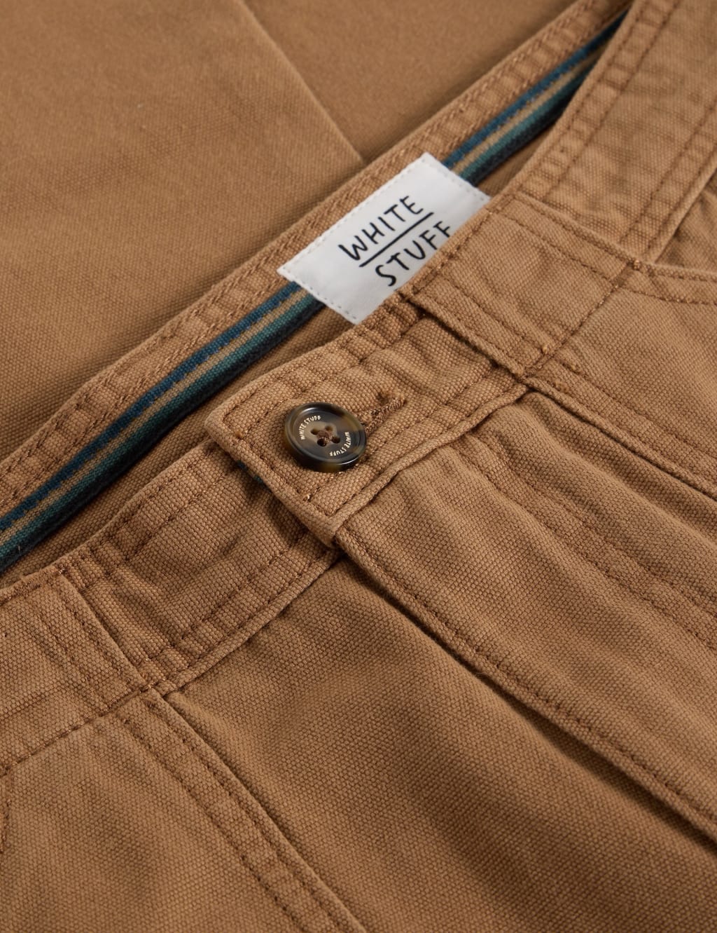 Regular Fit Pure Cotton Utility Trousers 6 of 6